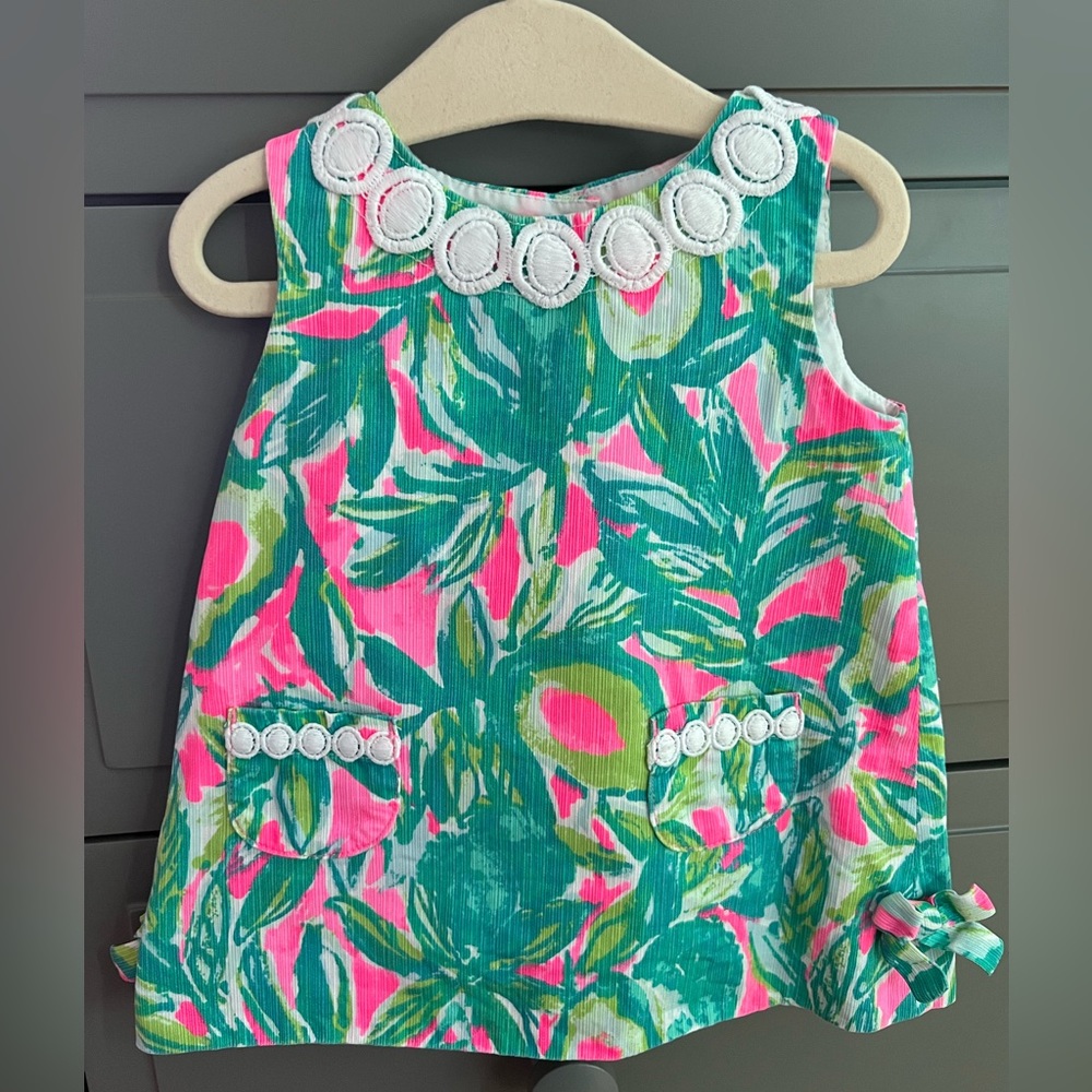 EUC Size 6-12 Month Lilly Pulizter Dress with matching bloomers!